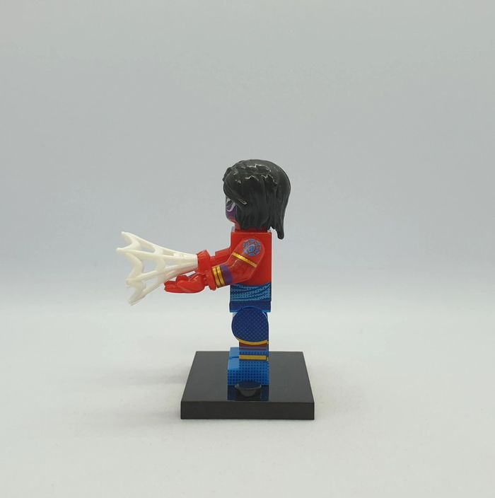 🕸 Figurine Marvel Spider-Man : Across the Spider-Verse - Spider-Man India - (Style Lego) 🕸 - photo numéro 2