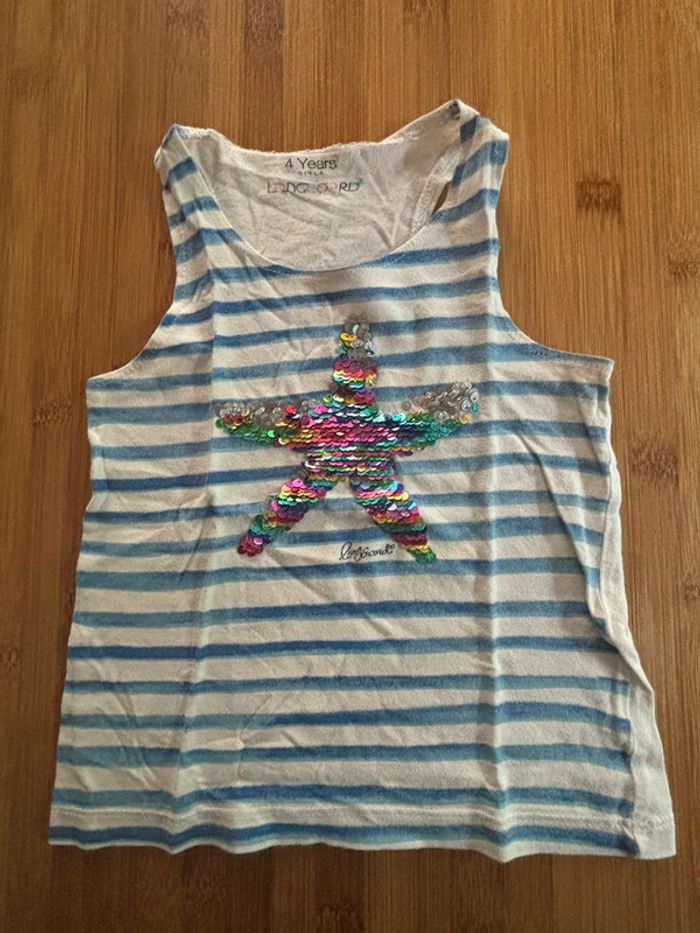 Débardeur à sequin LongBoard 4 ans