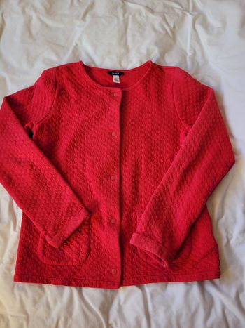 Gilet fushia Okaïdi