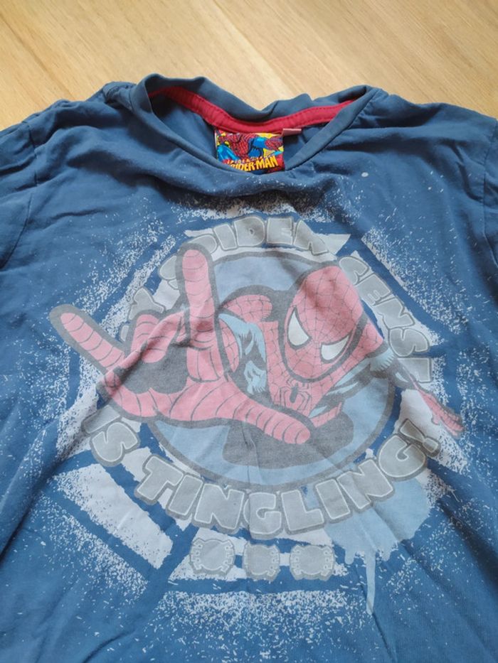 T-shirt spiderman 4 ans bleu