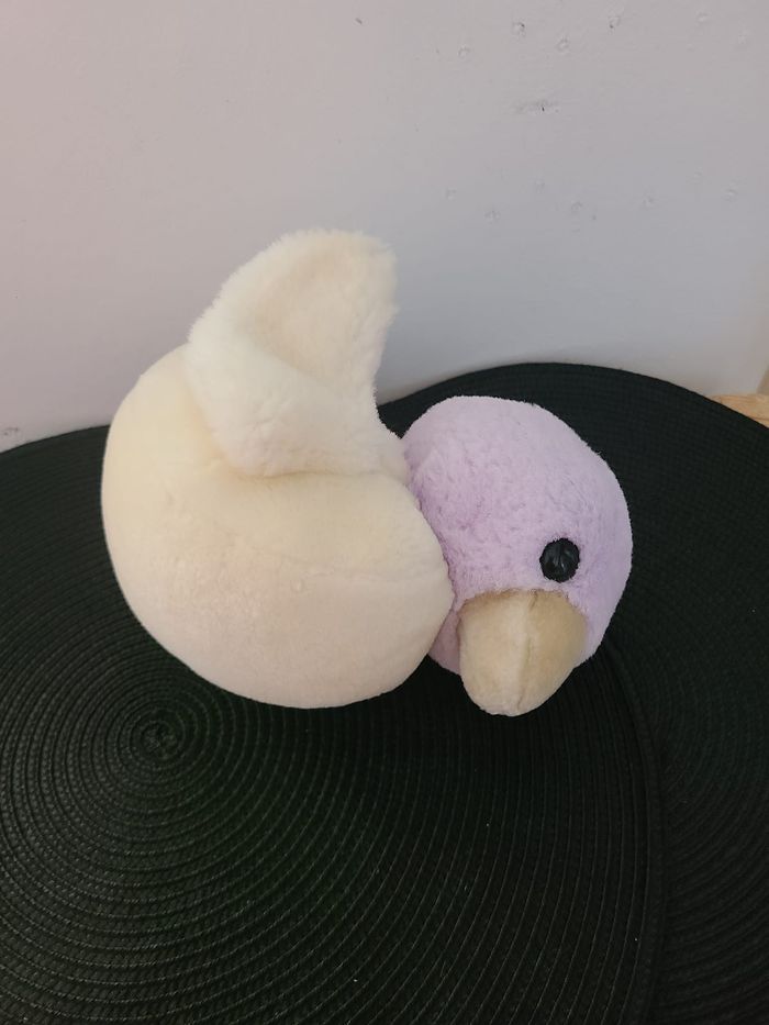 Doudou peluche vintage canard - photo numéro 3