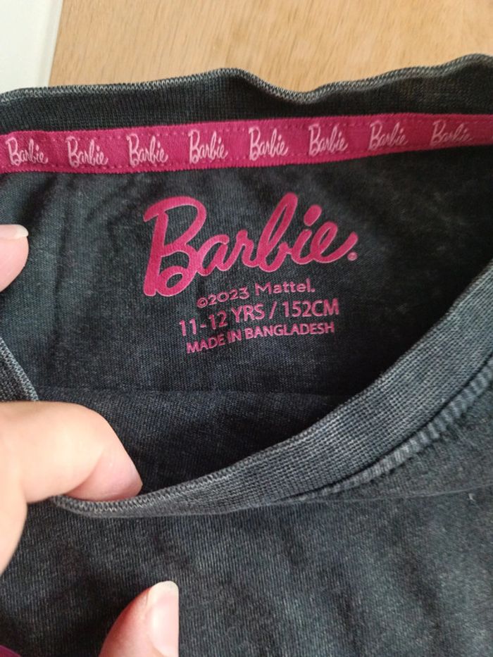 Tee short fille barbie - photo numéro 4