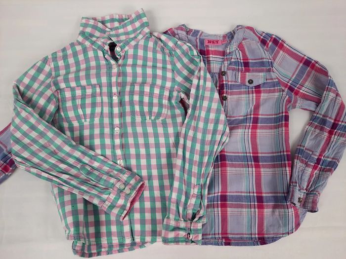 lot de deux chemises filles 8 ans