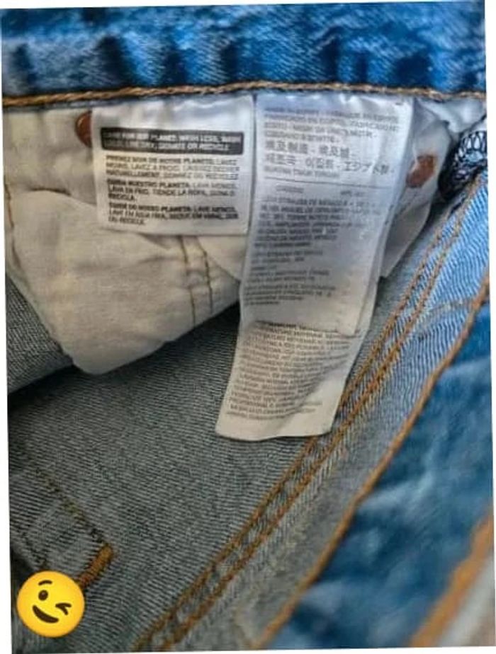 Jeans Levi's 501 W29 FR38 L32 coupe droite bleu Homme Men pan422b - photo numéro 7