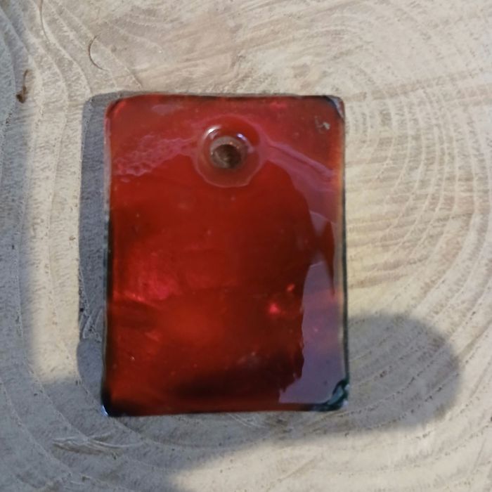Pendentif en verre pour créations de bijoux - photo numéro 3
