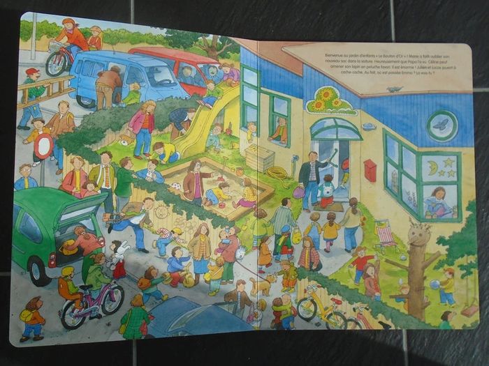 Livre cherche et trouve "Mon grand imagier du jardin d'enfants" - photo numéro 2