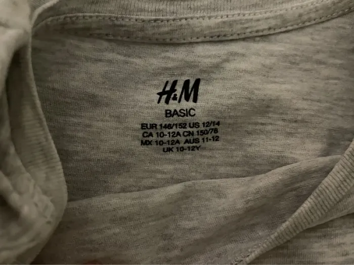 Lot 3 t-shirts basics H&M - photo numéro 5