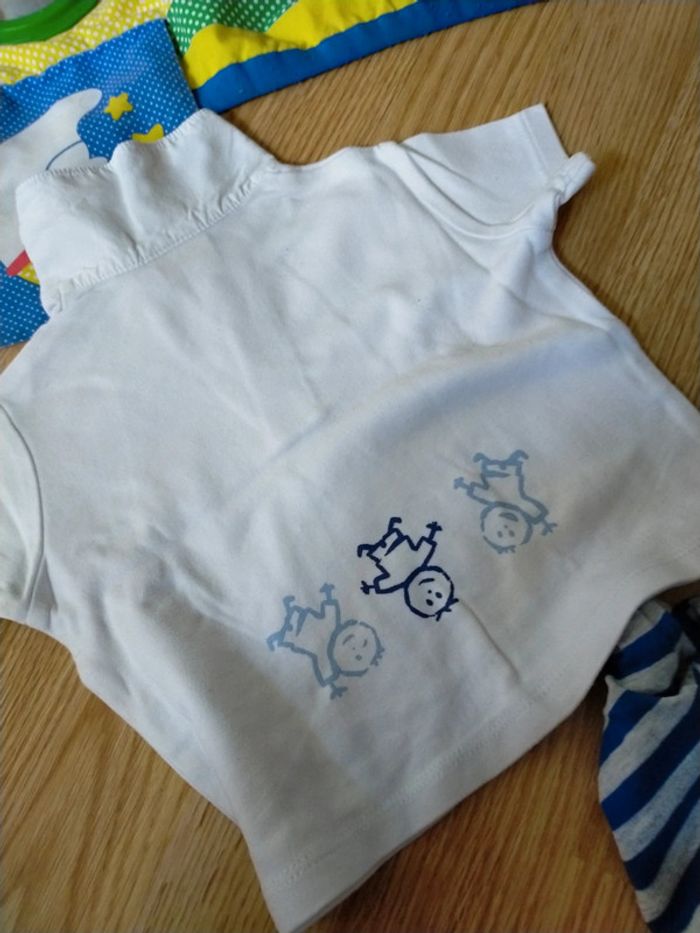 Ensemble t-shirts garçons 12 mois - photo numéro 6