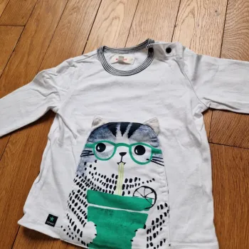 T-shirt manches longues chat - Catimini
