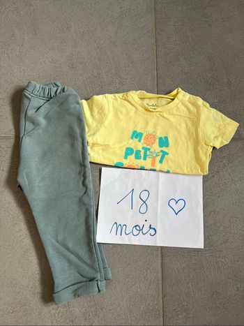 Lot 2 vêtements mixtes 18m