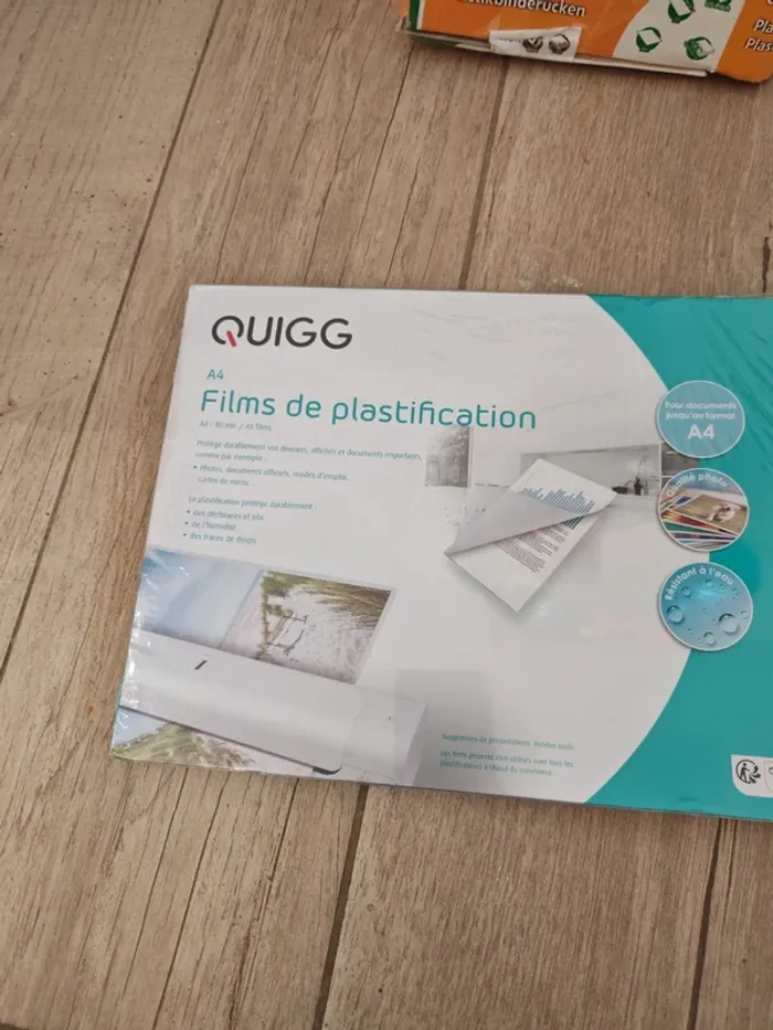 Lot papier reliure et plastification - photo numéro 2