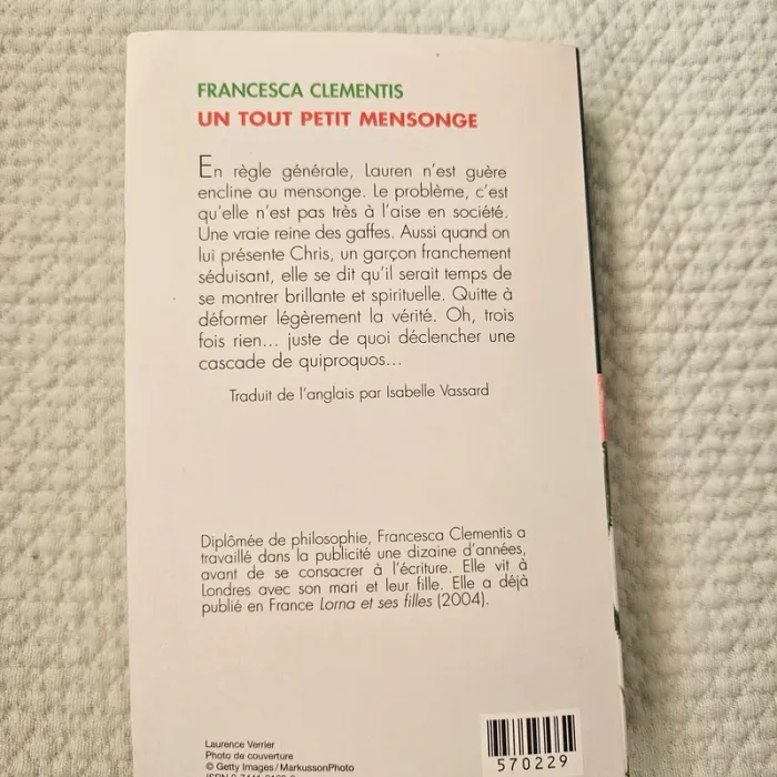 Livre un tout petit mensonge - photo numéro 2