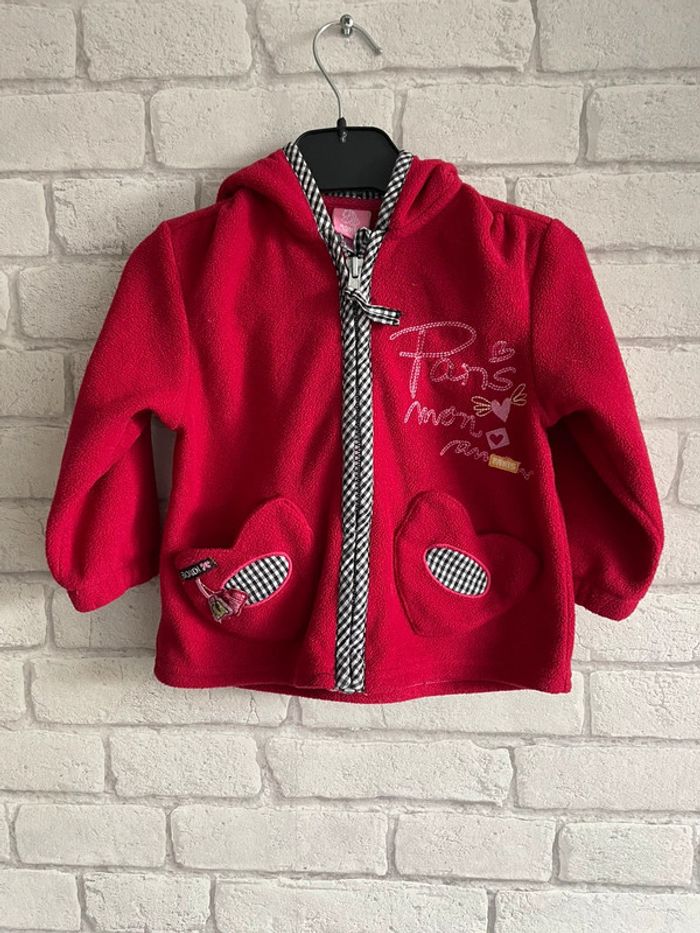Gilet  polaire bondi taille 12 /18 mois
