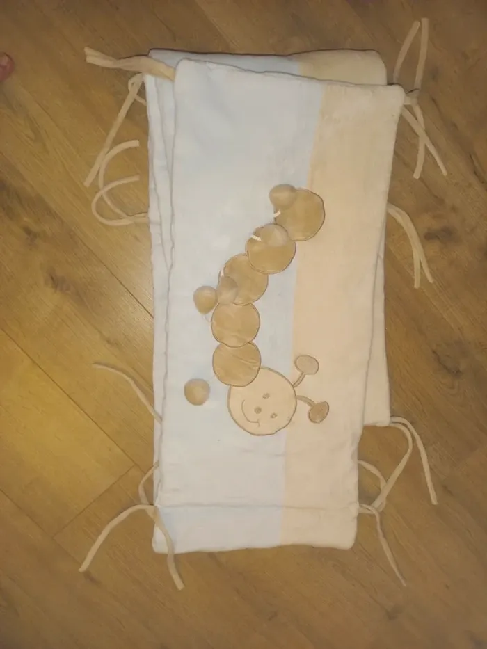 Ensemble tour de parc + tapis de parc bébé