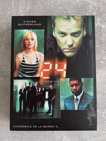 Coffret 7 DVD 24 heures chrono saison 3 l'intégrale en français.
