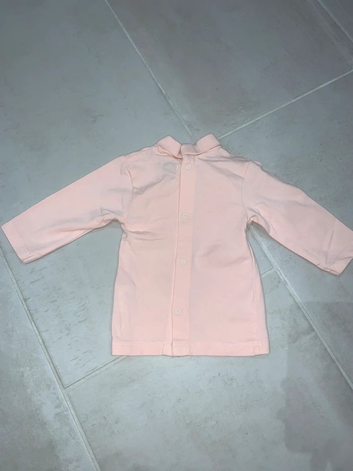 T- shirt manches longues noeud kiabi 62cm - photo numéro 2