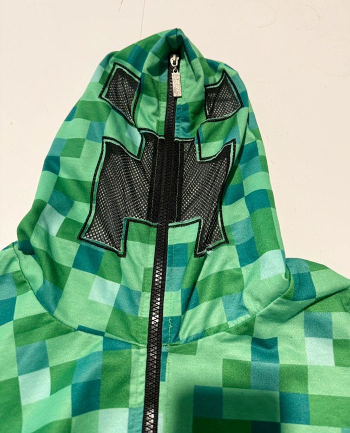 Lot Minecraft garçon – 8/10 ans – 2 t-shirts + 1 veste Creeper - photo numéro 3