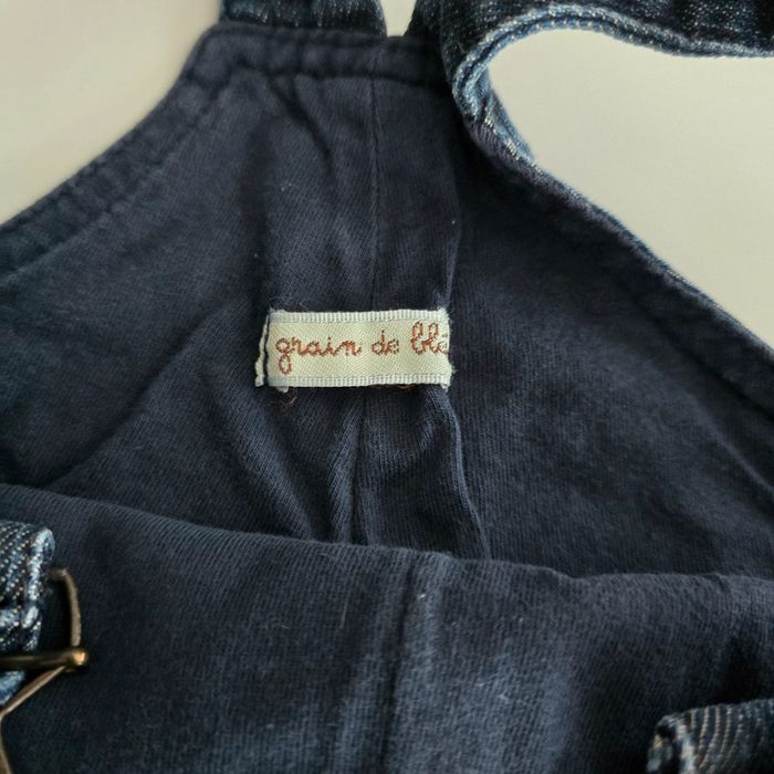 Salopette en jean - grain de blé - 18 mois - photo numéro 3