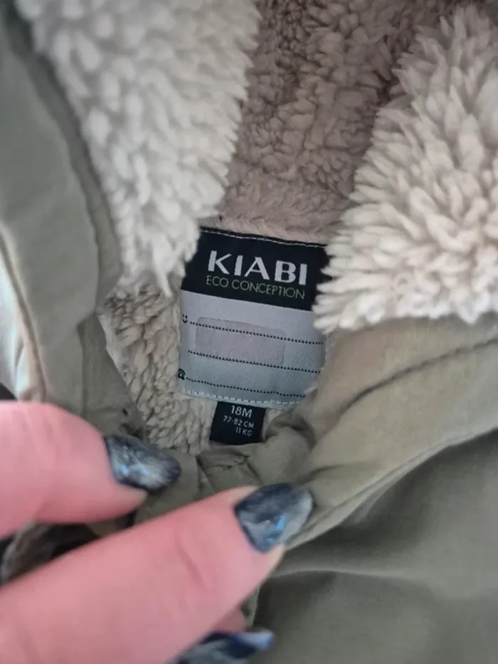 Manteau fourré kiabi 18 mois - photo numéro 2