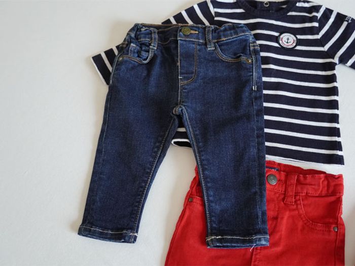 Lot Vêtements 6 mois : 6 Pantalons + 1 Salopette + 6 Hauts (Sergent M, Catimini, Levi's, Zara) - photo numéro 7