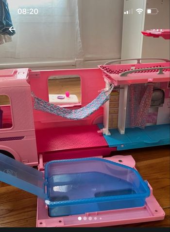 Barbie Dream Camper camping-car van transformable piscine toboggan