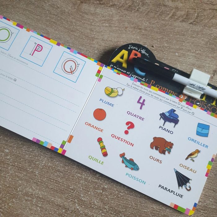 ⭐ Carnet avec alphabet écrire effaçable #emyfleury_livres - photo numéro 2