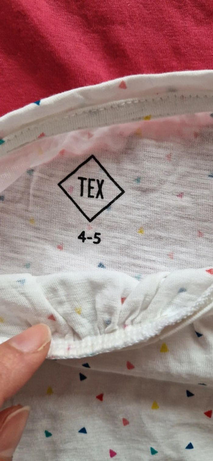 Lot de 3 t-shirts manches longues fille 4/5 ans - photo numéro 7