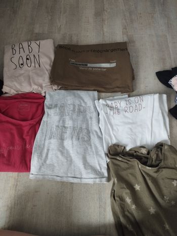 Lot 6 tee shorts grossesse