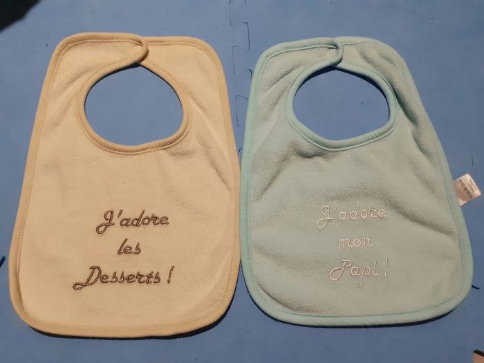 Lot de 4 bavoirs bébé - photo numéro 2