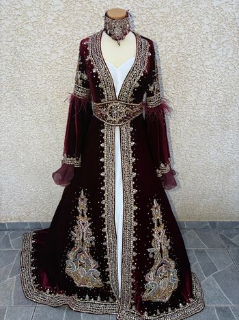 Bindanlli rouge robe de henné 
