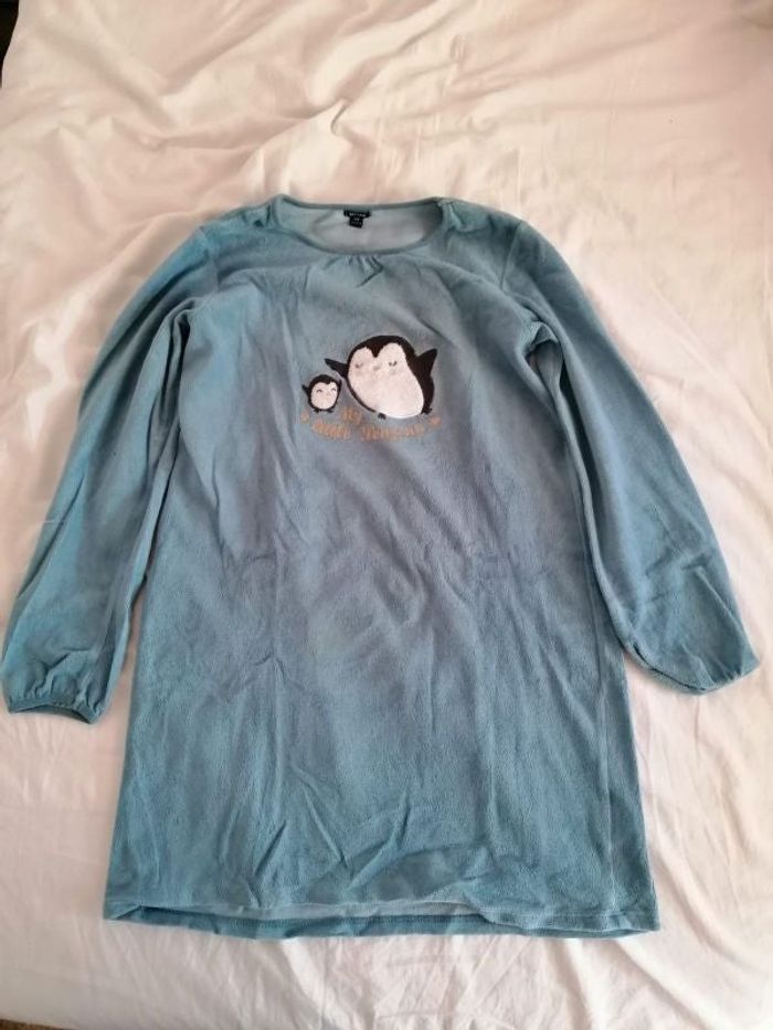 Pyjama polaire bleu 12 ans