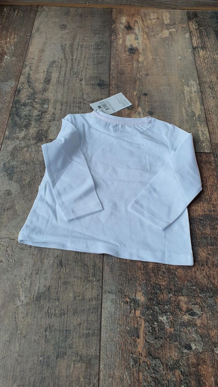 T-shirt in extenso 6 mois 68 cm en très bon état 👌 - photo numéro 3