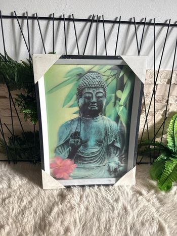 Tableau Bouddha en 3D - NEUF