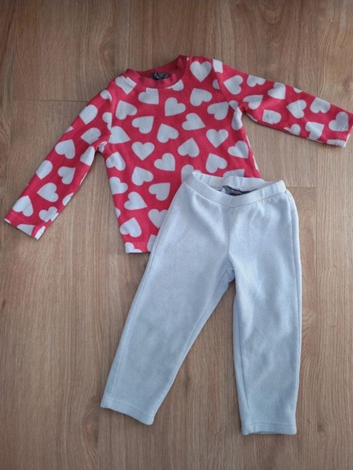 Pyjama polaire fille 2 ans
