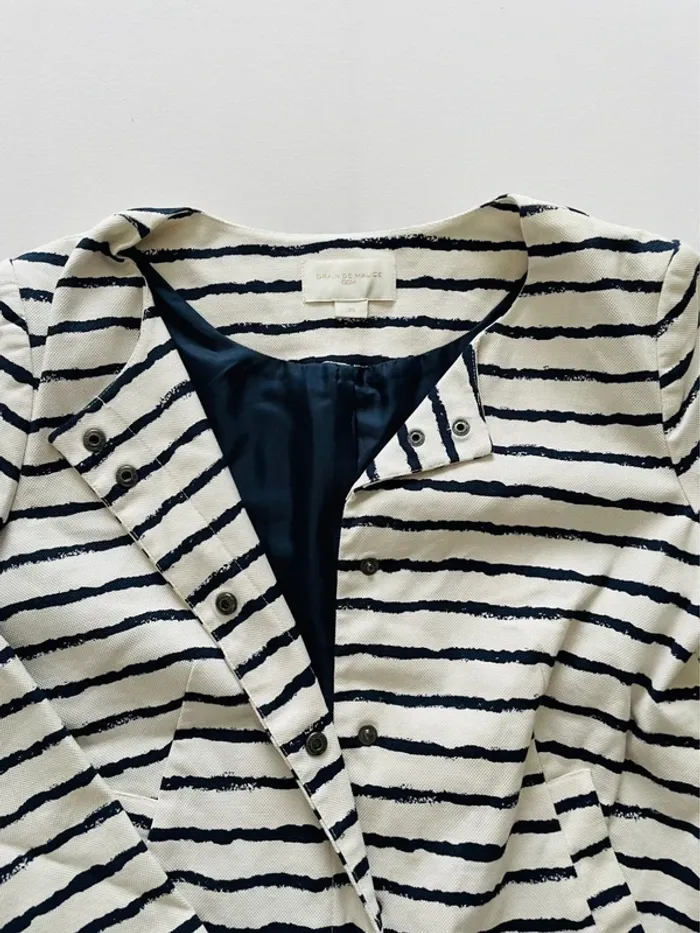 Veste courte marinière - photo numéro 2