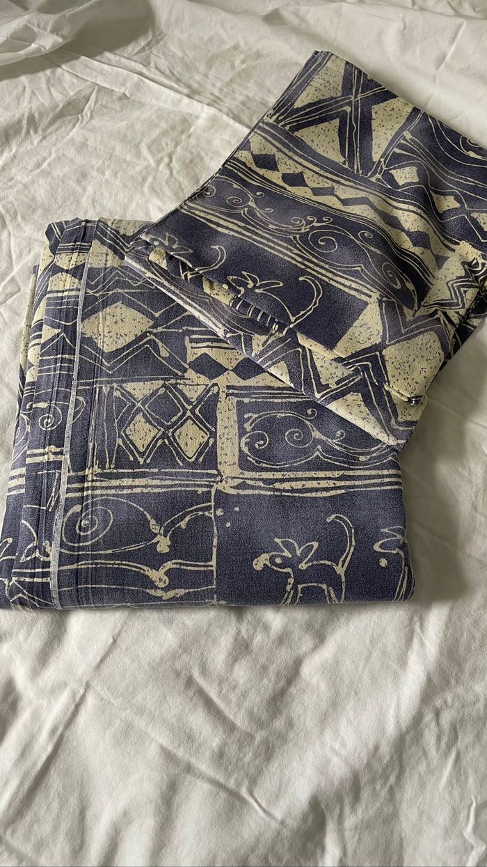 Linge de lit 140x190 coton - photo numéro 2