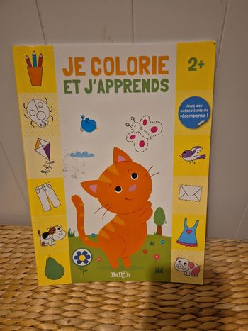 Livre je colorier et j apprends neuf
