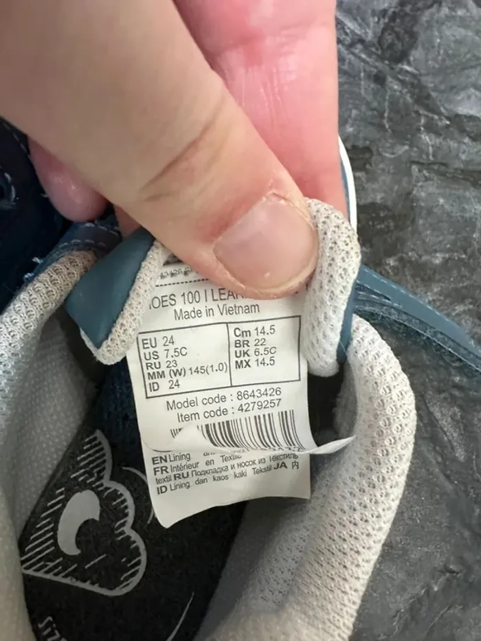 Basket decathlon scratch bleu 24 - photo numéro 11