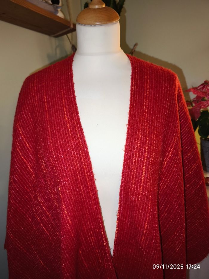 Châle en maille laine 📏 Taille unique - photo numéro 2