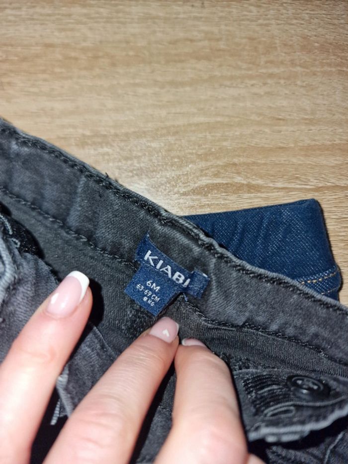 Lot de 4 jeans 6 mois - photo numéro 2