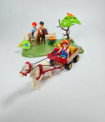 Playmobil Cavaliers à Poneys et animaux