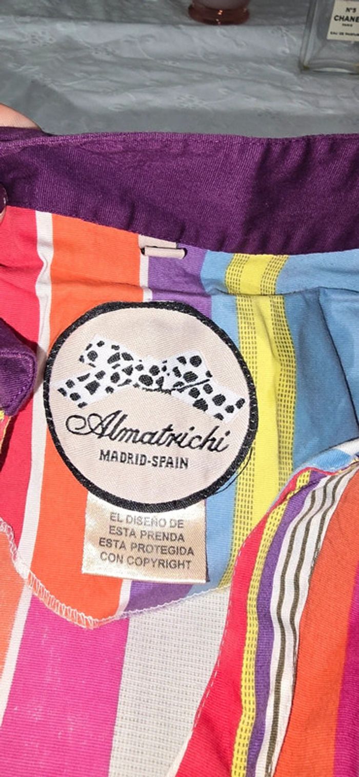 Chemise tunique multicolore pleins de jolis détails voir photos taille 40 - photo numéro 8