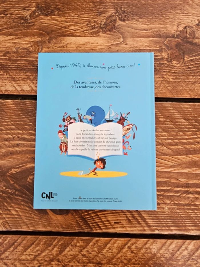 Livre enfant L'épée du petit roi Arthur les mercredis à lire fille ou garçon mixte - photo numéro 2