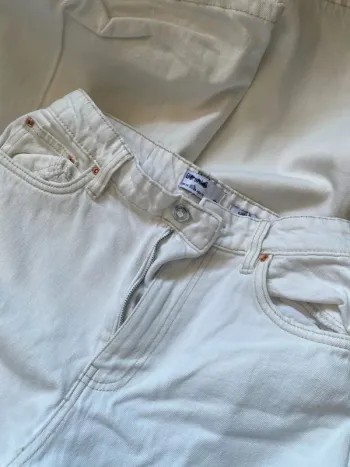 Pontalon blanc super wide leg
