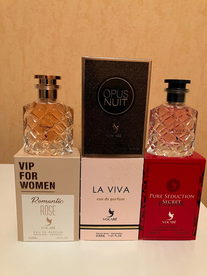 Lot de 3 parfums 30ml femme