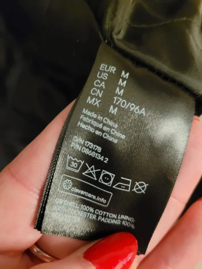 Parkas doudoune a capuche taille m h &m noir - photo numéro 4