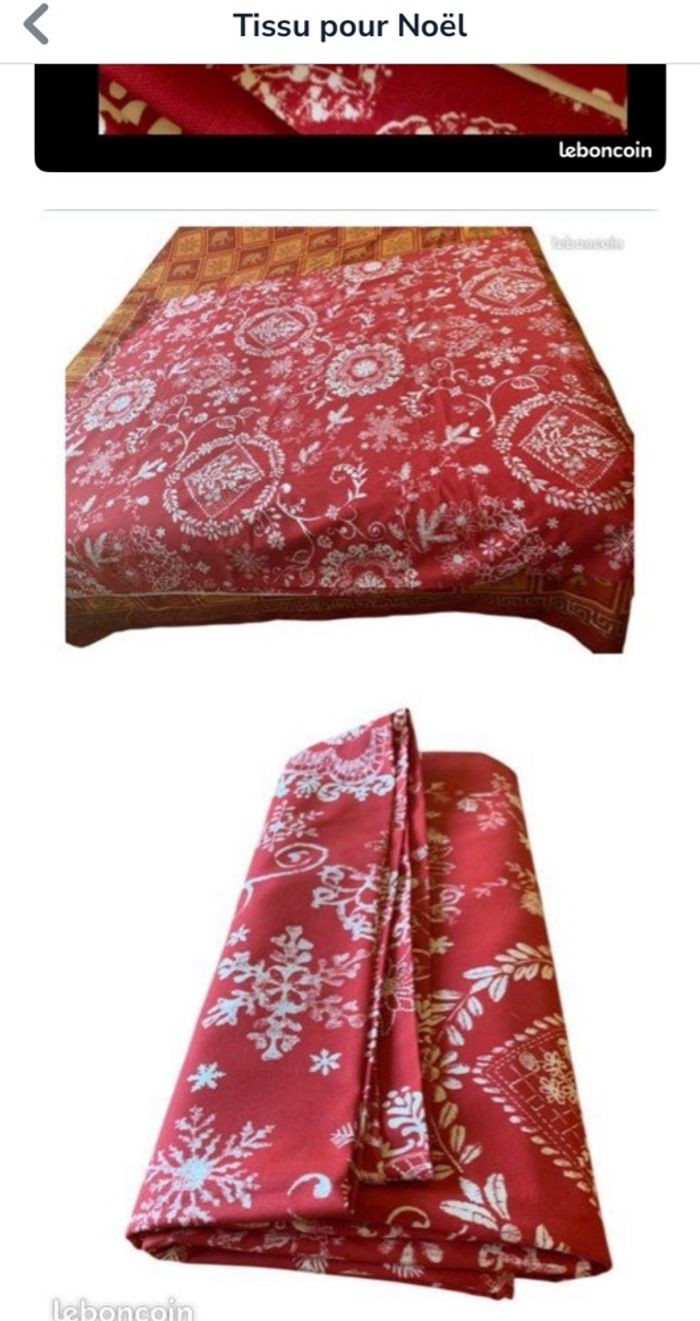 Grand métrage de tissu Noel - photo numéro 3