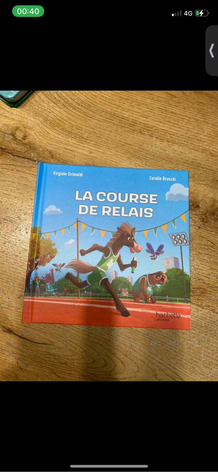 Livre la course de relais