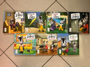 Lot 7 livres enfants Zou 