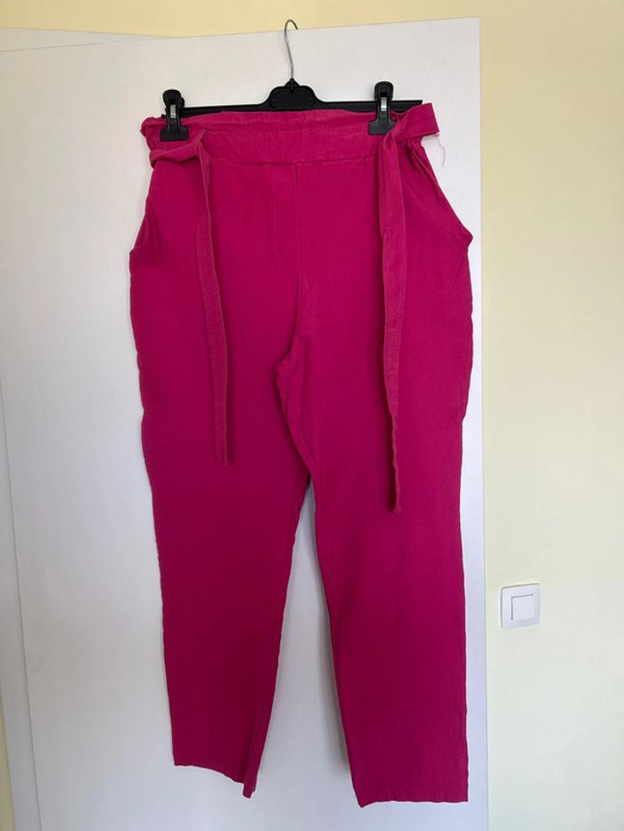 Pantalon 7/8 made in italy 44